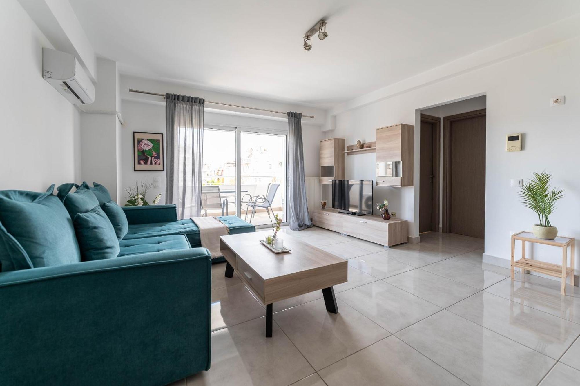 Modern Spacious Apartment Located In 피레아스 외부 사진
