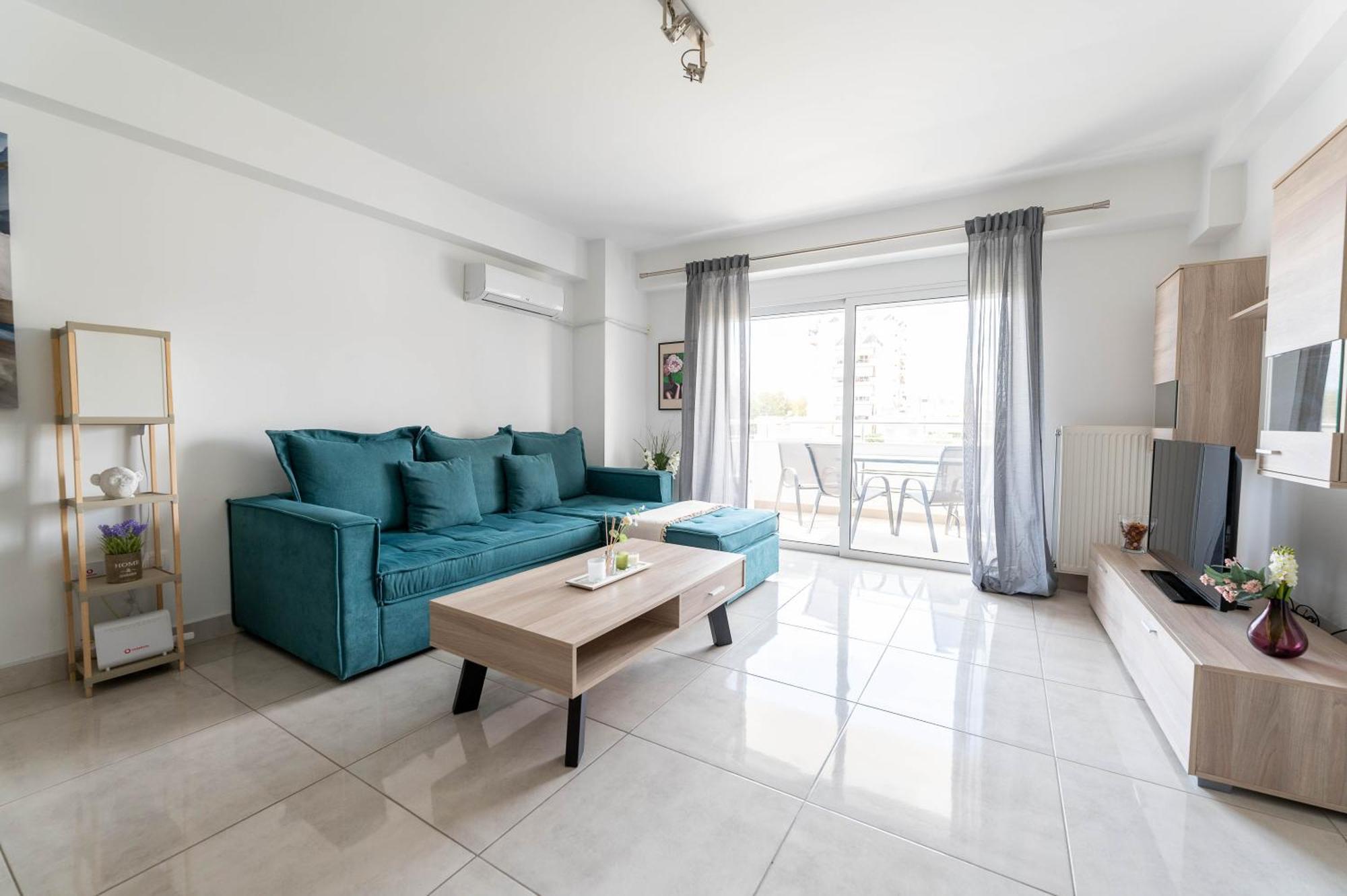 Modern Spacious Apartment Located In 피레아스 외부 사진